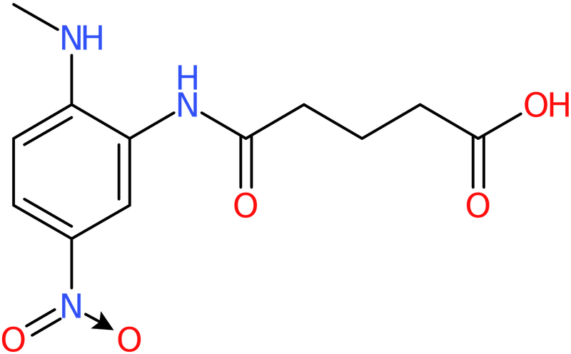 CAS: 91644-13-2 | 5-{[2-(Methylamino)-5-nitrophenyl]amino}-5-oxopentanoic acid, >97%, NX68805