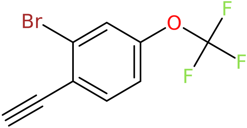 CAS: 1426290-11-0 | 2-Bromo-4-(trifluoromethoxy)phenylacetylene, NX23900