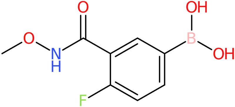 CAS: 913835-47-9 | 4-Fluoro-3-[(methoxyamino)carbonyl]benzeneboronic acid, >98%, NX68406