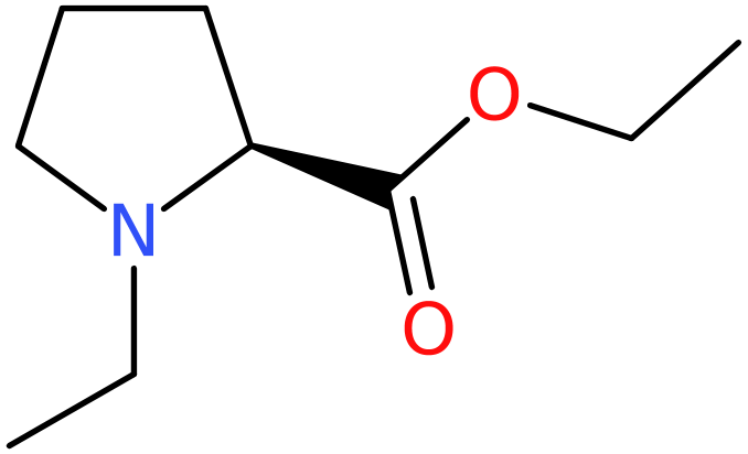 CAS: 938-54-5 | (S)-(-)-1-Ethyl-2-pyrrolidinecarboxylic acid ethyl ester, >95%, NX69882