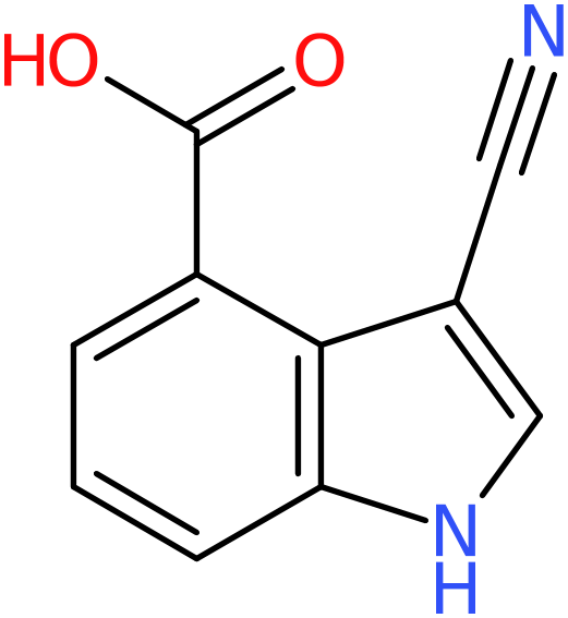 CAS: 889942-85-2 | 3-Cyano-1H-indole-4-carboxylic acid, >95%, NX67180