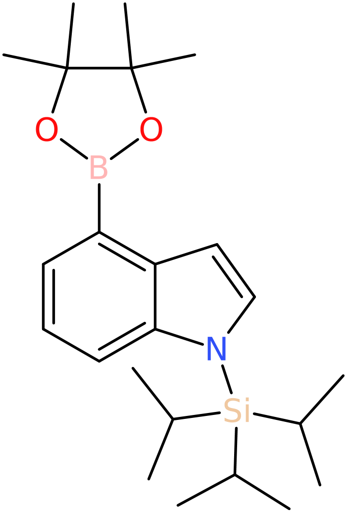 CAS: 690632-17-8 | 1-Tris(isopropylsilyl)-1H-indole-4-boronic acid, pinacol ester, NX58388