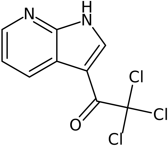 CAS: 163220-69-7 | 2,2,2-Trichloro-1-{1H-pyrrolo[2,3-b]pyridin-3-yl}ethan-1-one, NX27510