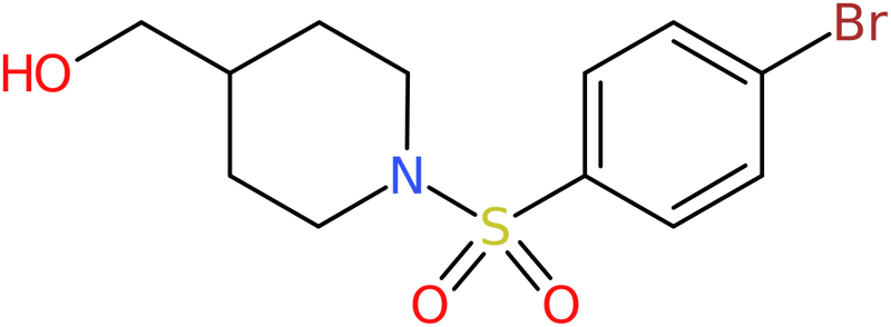 CAS: 937012-94-7 | 1-[(4-Bromophenyl)sulphonyl]-4-(hydroxymethyl)piperidine, NX69748