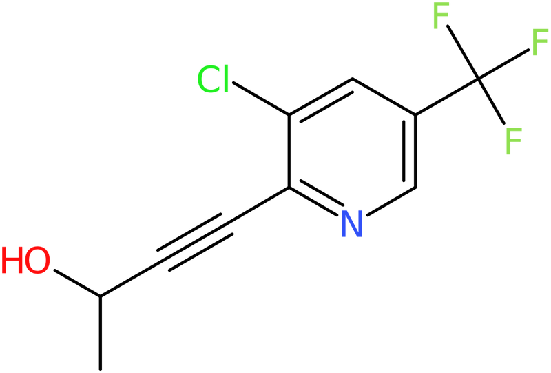 CAS: 937601-45-1 | 3-Chloro-2-(3-hydroxybut-1-yn-1-yl)-5-(trifluoromethyl)pyridine, NX69775