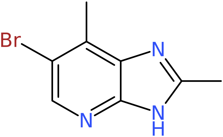 CAS: 954238-09-6 | 6-Bromo-2,7-dimethyl-3H-imidazo[4,5-b]pyridine, NX70883