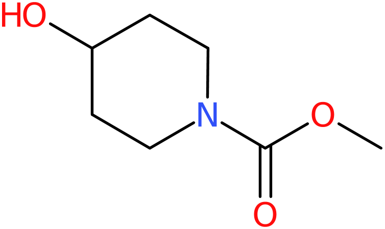 CAS: 75250-52-1 | Methyl 4-hydroxypiperidine-1-carboxylate, >95%, NX60649