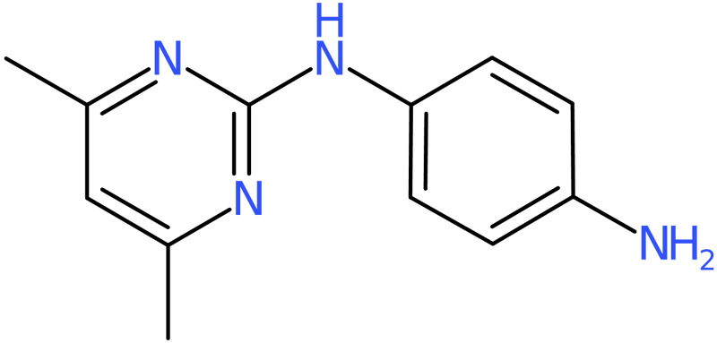 CAS: 81261-93-0 | N1-(4,6-Dimethylpyrimidin-2-yl)benzene-1,4-diamine, >95%, NX62636