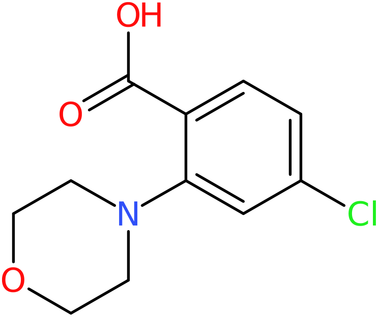 CAS: 1197193-12-6 | 4-Chloro-2-morpholinobenzoic acid, NX16596