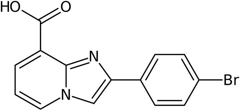 CAS: 133427-42-6 | 2-(4-Bromophenyl)imidazo[1,2-a]pyridine-8-carboxylic acid, NX21331