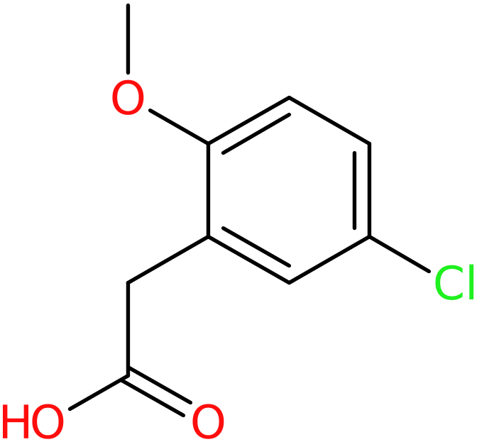 CAS: 7569-62-2 | 5-Chloro-2-methoxyphenylacetic acid, >97%, NX60799