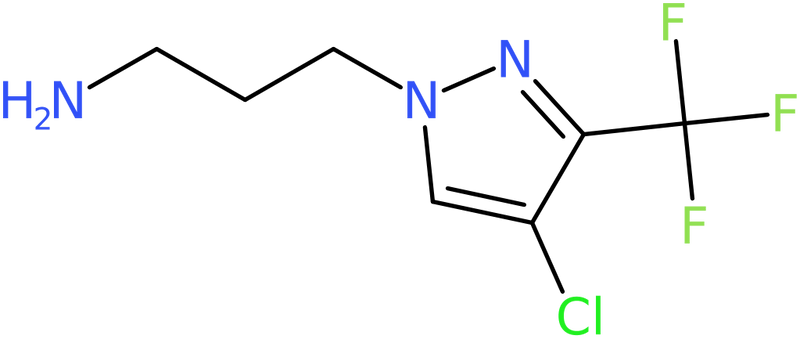 CAS: 1006482-40-1 | 3-[4-Chloro-3-(trifluoromethyl)-1H-pyrazol-1-yl]propan-1-amine, NX10708