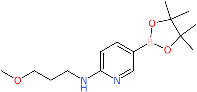 N-(3-Methoxypropyl)-5-(tetramethyl-1,3,2-dioxaborolan-2-yl)pyridin-2-amine, NX74048