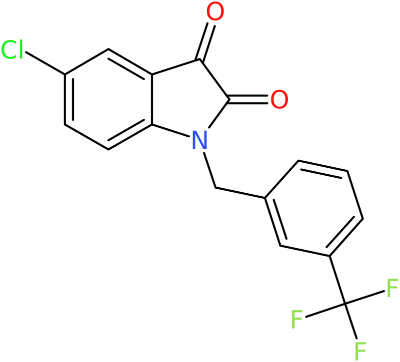 CAS: 89159-26-2 | 5-Chloro-1-[3-(trifluoromethyl)benzyl]-1H-indole-2,3-dione, NX67267