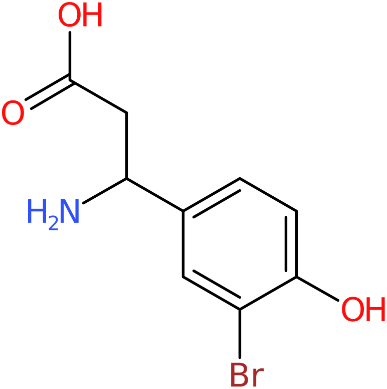 CAS: 682804-40-6 | 3-Amino-3-(3-bromo-4-hydroxyphenyl)propanoic acid, NX58101