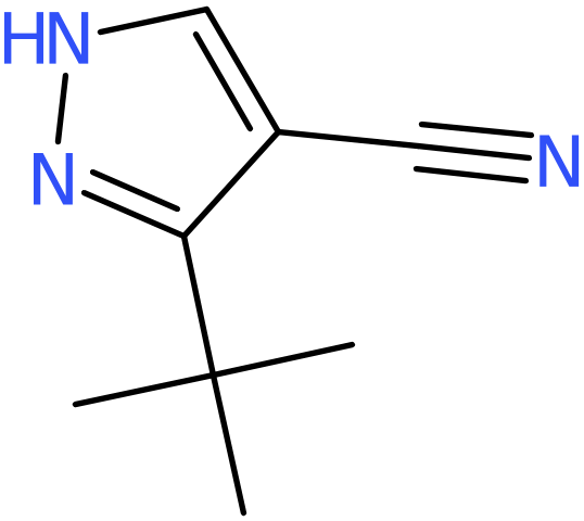 CAS: 875554-79-3 | 3-tert-Butyl-4-cyano-1H-pyrazole, NX65690