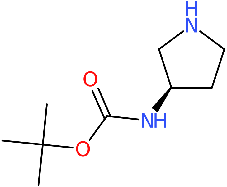 CAS: 122536-77-0 | (3R)-3-Aminopyrrolidine, 3-BOC protected, >98%, NX18134