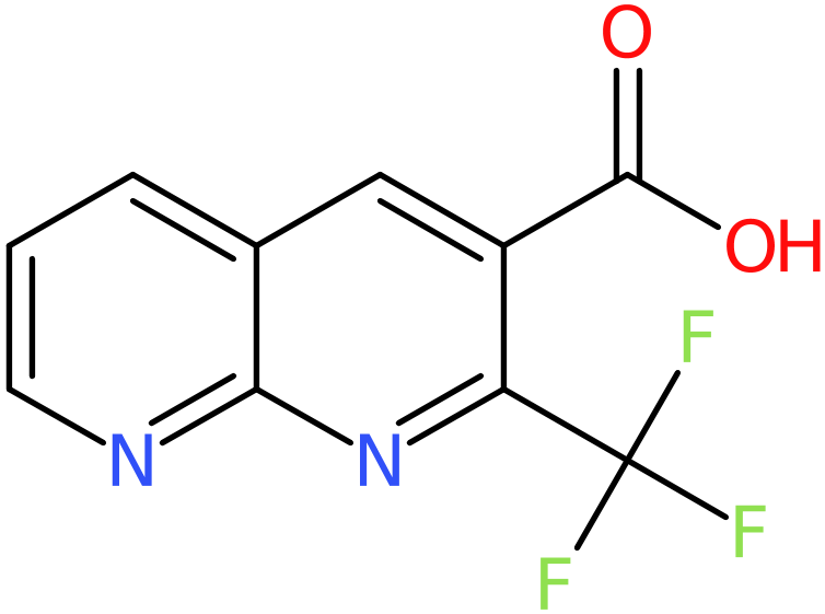 CAS: 241154-08-5 | 2-(Trifluoromethyl)-1,8-naphthyridine-3-carboxylic acid, >95%, NX36966