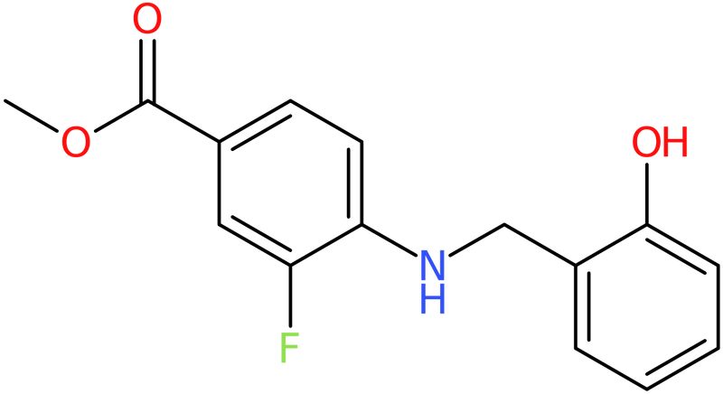 CAS: 1407522-00-2 | Methyl 3-fluoro-4-{[(2-hydroxyphenyl)methyl]amino}benzoate, NX23456