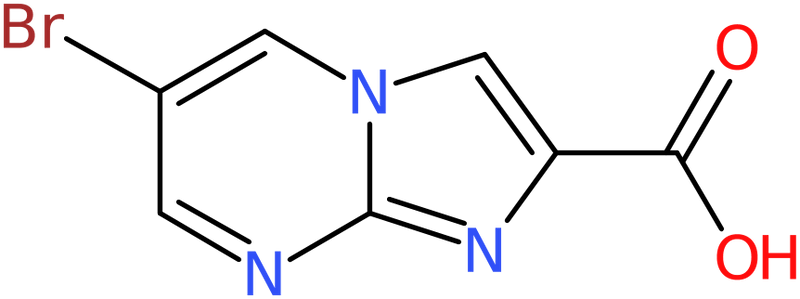 CAS: 907945-69-1 | 6-Bromoimidazo[1,2-a]pyrimidine-2-carboxylic acid, >97%, NX68106