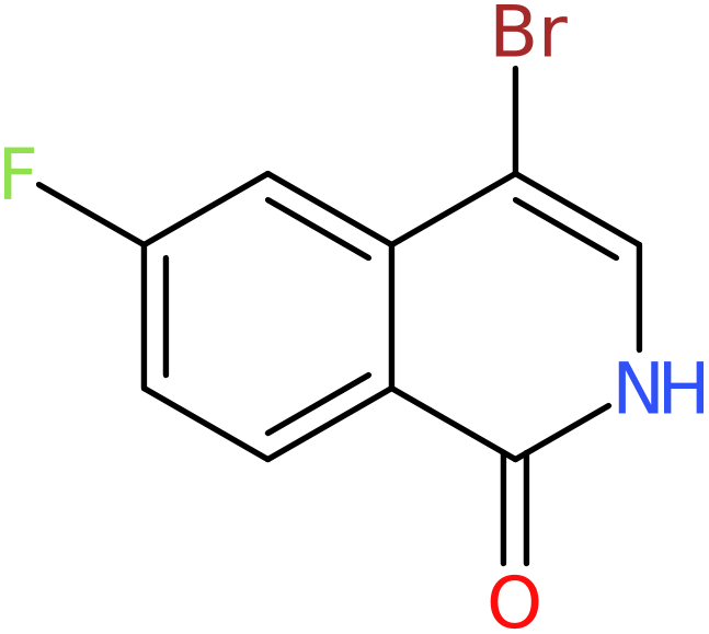 CAS: 1227607-99-9 | 4-Bromo-6-fluoroisoquinolin-1(2H)-one, >95%, NX18240