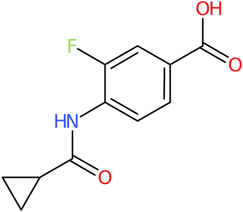 CAS: 1314406-43-3 | 4-[(Cyclopropylcarbonyl)amino]-3-fluorobenzoic acid, NX20815