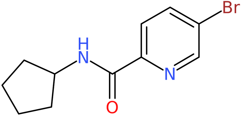 CAS: 845305-91-1 | 5-Bromo-N-cyclopentylpyridine-2-carboxamide, NX63447