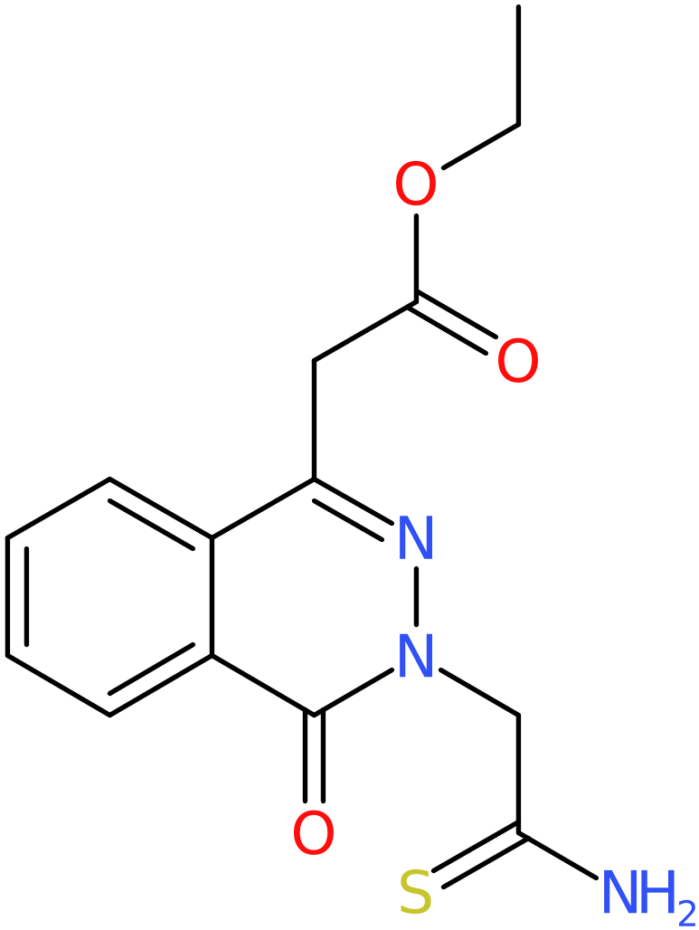 CAS: 131666-72-3 | Ethyl 2-[3-(2-amino-2-thioxoethyl)-4-oxo-3,4-dihydrophthalazin-1-yl]acetate, NX20887