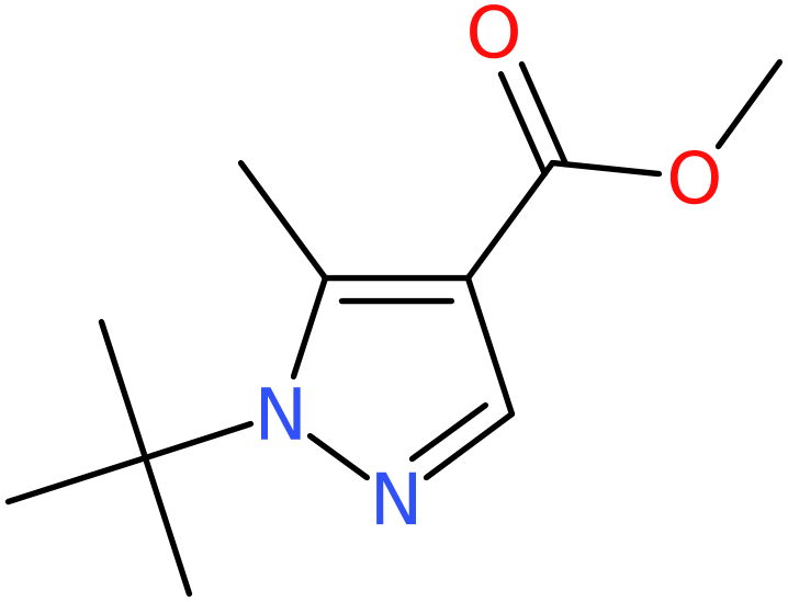 CAS: 950858-97-6 | Methyl 1-tert-butyl-5-methyl-1H-pyrazole-4-carboxylate, >95%, NX70592