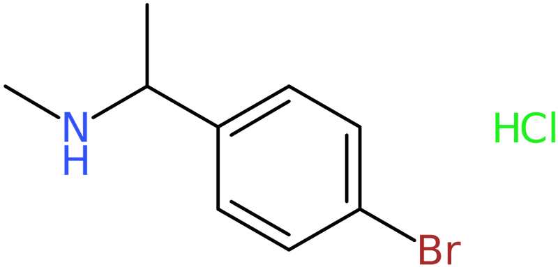 CAS: 799293-97-3 | 1-(4-Bromophenyl)-N-methylethanamine hydrochloride, NX62323