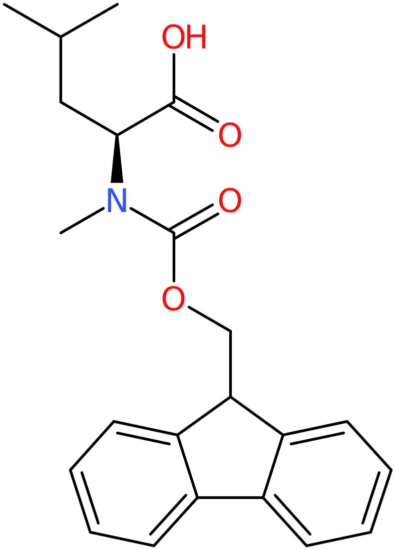 CAS: 103478-62-2 | (2S)-2-{[(9H-Fluoren-9-ylmethoxy)carbonyl](methyl)amino}-4-methylpentanoic acid, NX11976