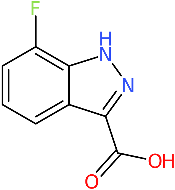 CAS: 959236-59-0 | 7-Fluoro-1H-indazole-3-carboxylic acid, >95%, NX71260