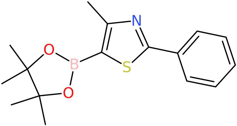 CAS: 690632-24-7 | 4-Methyl-2-phenylthiazol-5-ylboronic acid, pinacol ester, NX58390