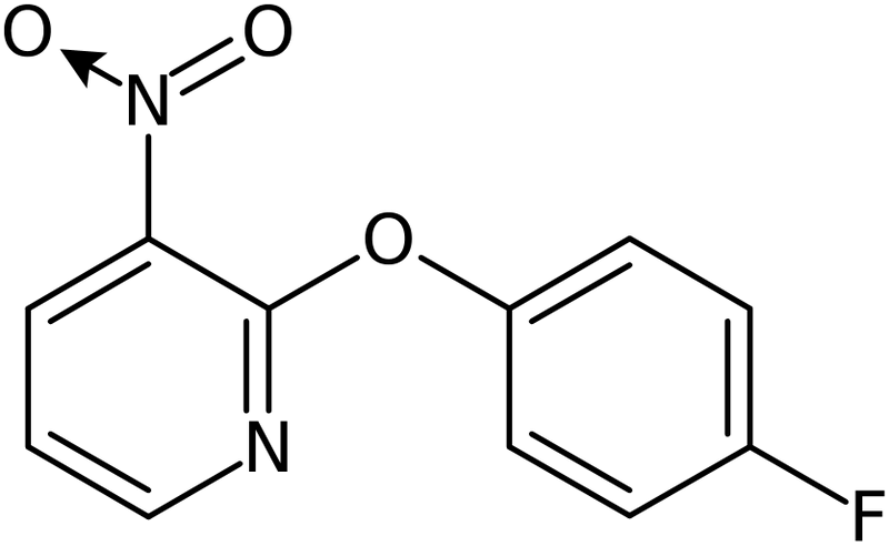 CAS: 147143-58-6 | 2-(4-Fluorophenoxy)-3-nitropyridine, >97%, NX25040