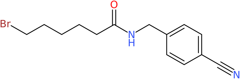 CAS: 1052148-20-5 | 6-Bromo-N-[(4-cyanophenyl)methyl]hexanamide, NX12525