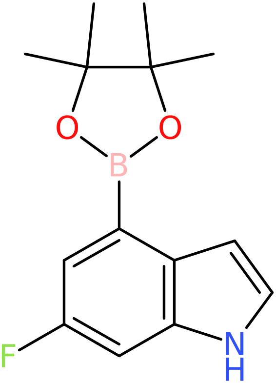 CAS: 955978-85-5 | 6-Fluoro-1H-indole-4-boronic acid, pinacol ester, NX70941