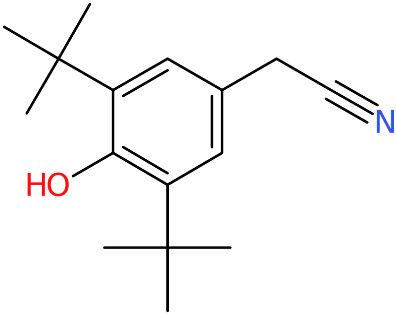 CAS: 1611-07-0 | 3,5-Bis(tert-butyl)-4-hydroxyphenylacetonitrile, NX27149