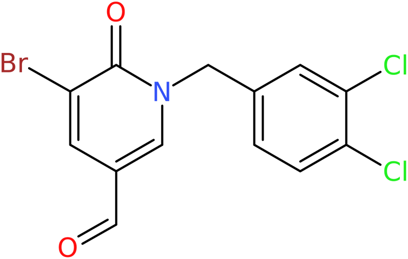 CAS: 952183-67-4 | 5-Bromo-1-(3,4-dichlorobenzyl)-1,6-dihydro-6-oxopyridine-3-carboxaldehyde, NX70809