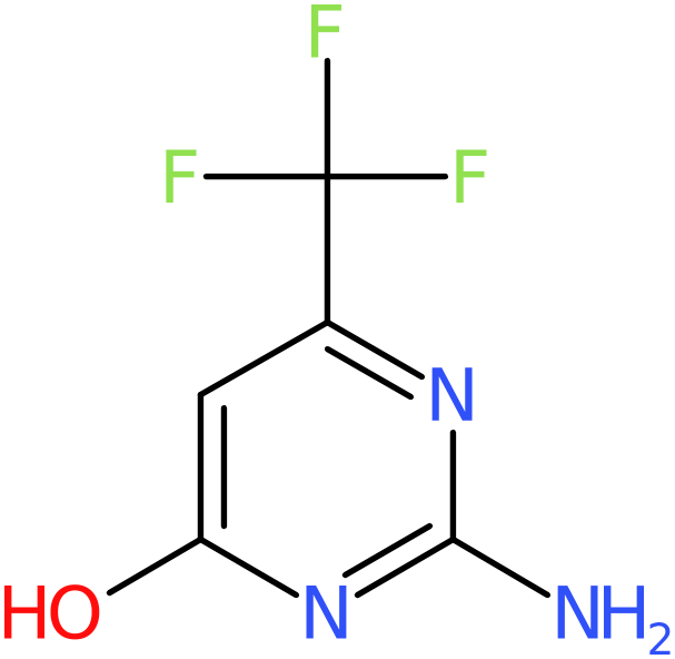 CAS: 1513-69-5 | 2-Amino-4-hydroxy-6-(trifluoromethyl)pyrimidine, >97%, NX25660