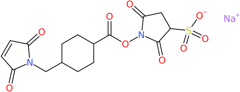 CAS: 92921-24-9 | Sulphosuccinimidyl-4-(N-maleimidomethyl)cyclohexane-1-carboxylate sodium salt, NX69342