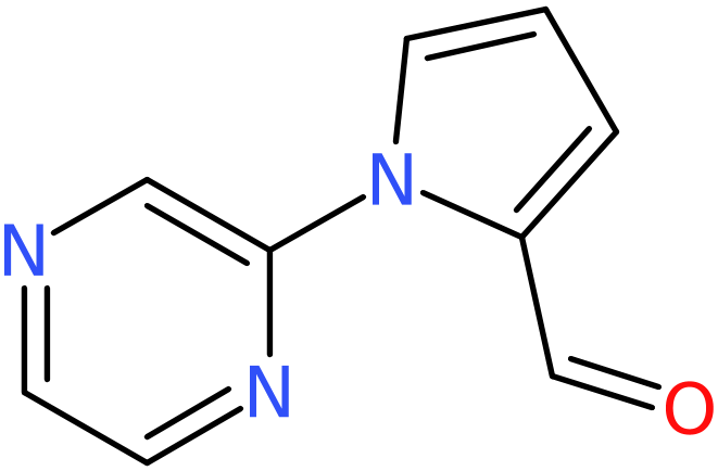 CAS: 104149-46-4 | 1-(2-Pyrazinyl)-1H-pyrrole-2-carbaldehyde, >95%, NX12232