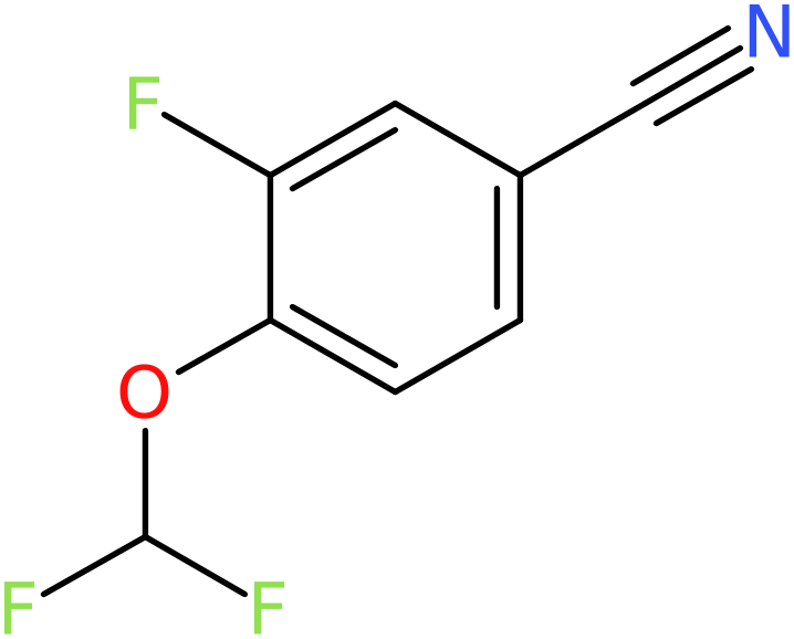 CAS: 954388-59-1 | 4-(Difluoromethoxy)-3-fluorobenzonitrile, >95%, NX70892