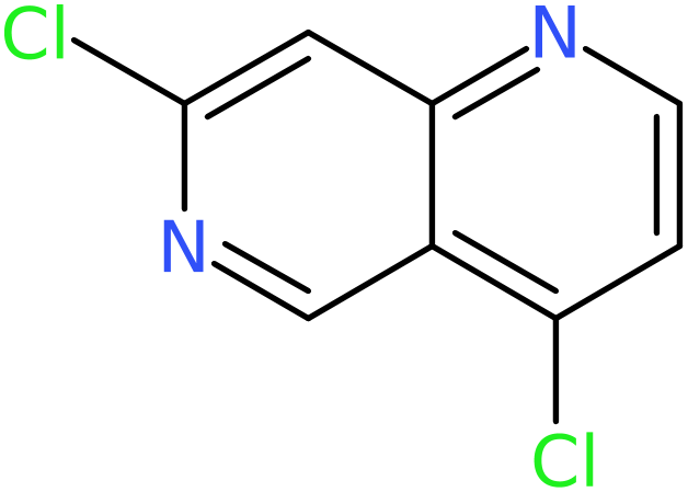 CAS: 952138-13-5 | 4,7-Dichloro-1,6-naphthyridine, >96%, NX70725