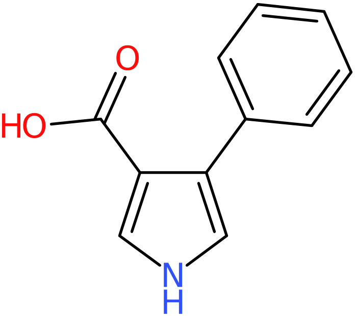 CAS: 132040-12-1 | 4-Phenyl-1H-pyrrole-3-carboxylic acid, >95%, NX20975