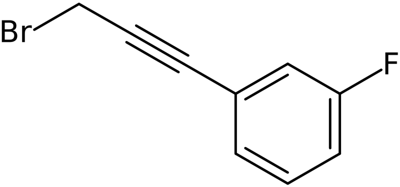 CAS: 1020153-64-3 | 1-(3-Bromoprop-1-ynyl)-3-fluoro-benzene, >98%, NX11417