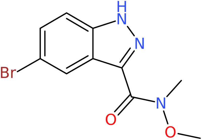 CAS: 936132-60-4 | 5-Bromo-N-methoxy-N-methyl-1H-indazole-3-carboxamide, NX69693