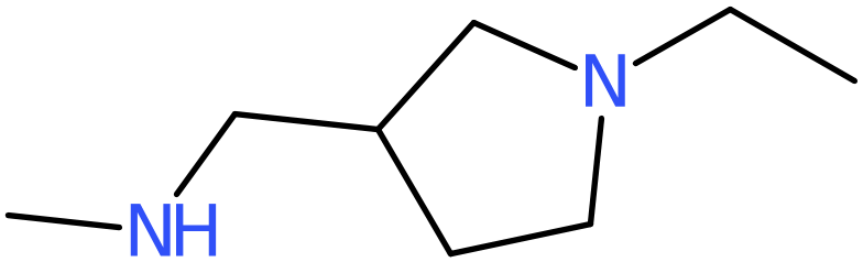 CAS: 884504-74-9 | 1-(1-Ethylpyrrolidin-3-yl)-N-methylmethanamine, >95%, NX66221