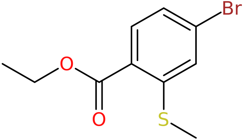 CAS: 918328-04-8 | Ethyl 4-bromo-2-methylsulfanylbenzoate, >97%, NX68907