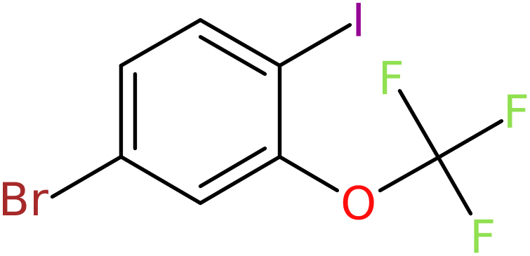 CAS: 175278-12-3 | 4-Bromo-1-iodo-2-(trifluoromethoxy)benzene, >97%, NX29416