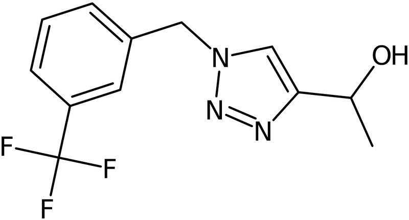 CAS: 1443291-26-6 | 1-(1-{[3-(Trifluoromethyl)phenyl]methyl}-1H-1,2,3-triazol-4-yl)ethan-1-ol, NX24496